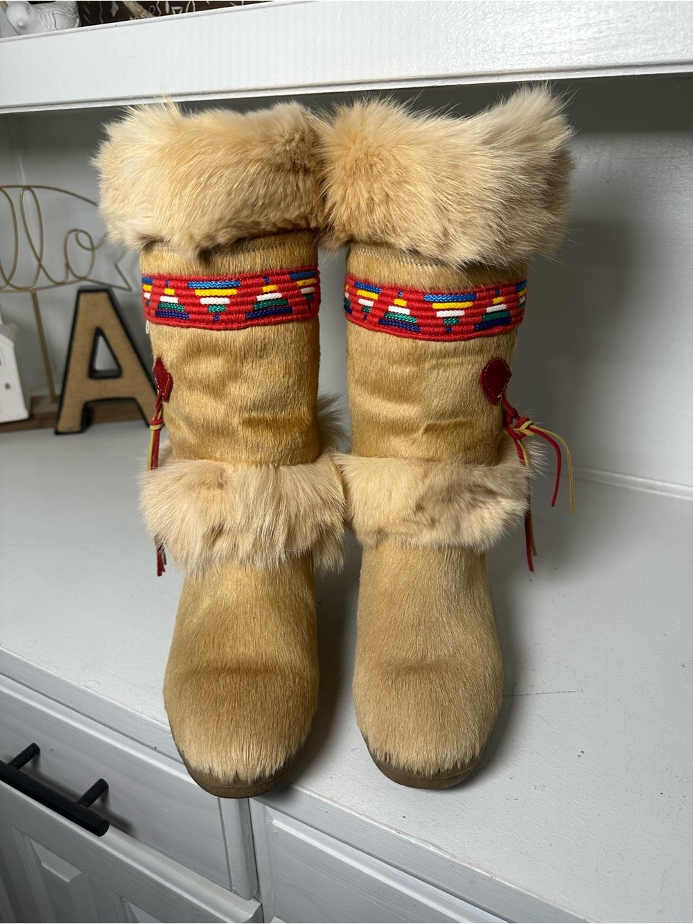 Vintage Tecnica Moon Boots Women US 8.5 EU39 Italian Apres Ski Shearling Rare - Picture 2 of 9
